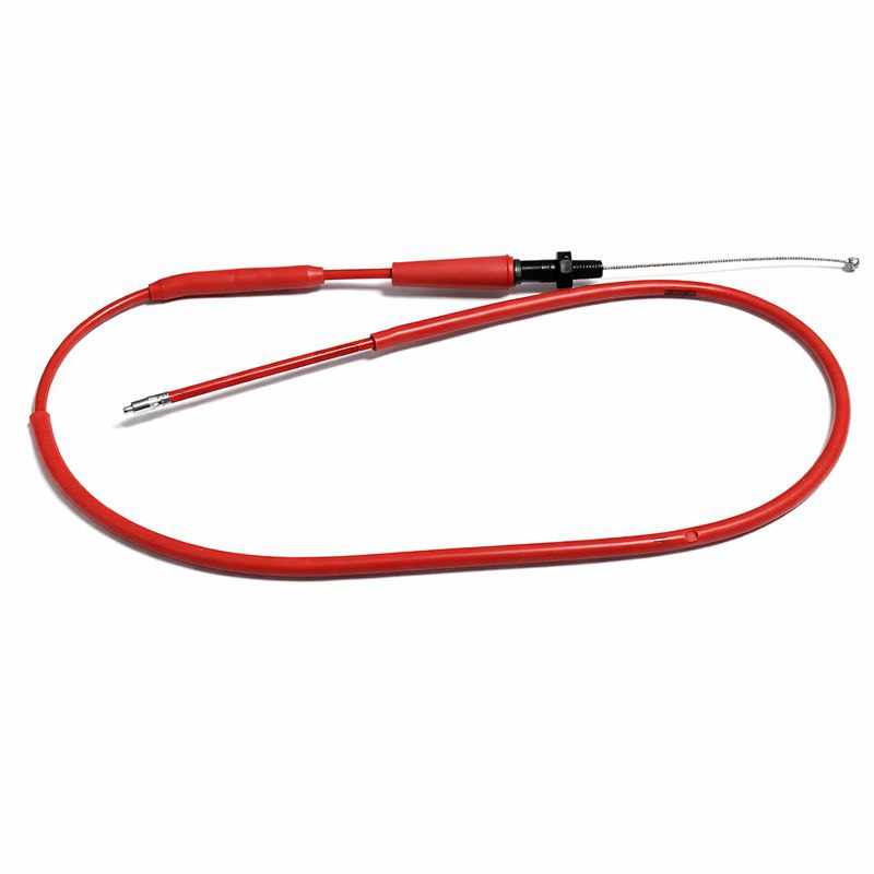 Cable Acelerador 1/4 Universal Rojo Yamaha Dtk Dte Calimatic Rx100 Rx115 Rx125 Rx135 Suzuki Ts125 Ts185 Ax100 Dr200 Honda Tornado Xr250 Ktm Nibbi