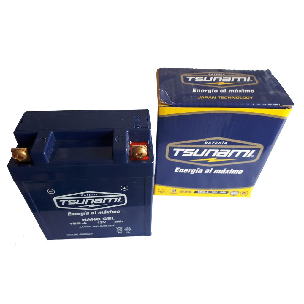Bateria Gel Yb3L-A 12V-3Ah (-+) L98Xa56Xh109 Yamaha Dtk125 Dtk175 Suzuki Ax4 12V