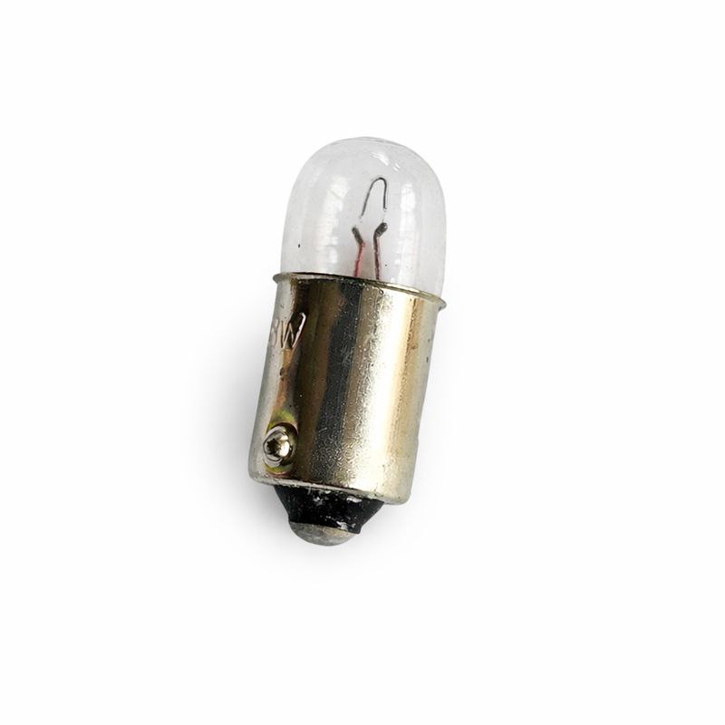 Bombillo Luz Media 12V 3W Transparente T85 Tablero