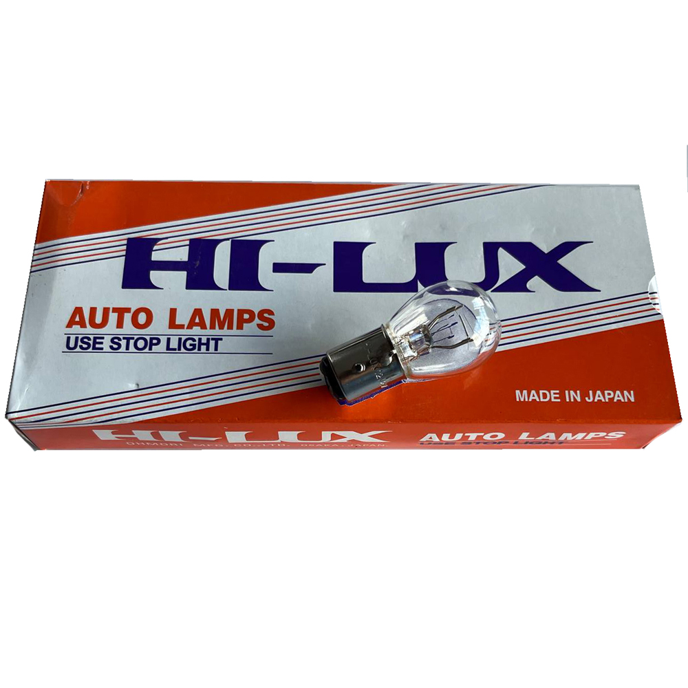 Bombillo Stop 12V 21-5W Hi-Lux Japones Yamaha Dtk125 Dtk75 Rx100 Rx115 Rx125 Rx135 Dte Calimatic Trail Suzuki Ts125 Ts185 Ax100 Dr200 Honda Tornado Xl200