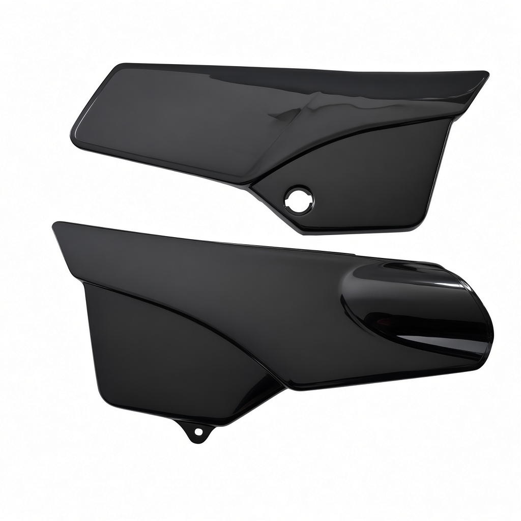 Tapa Laterales Yamaha Dtk125 Dtk175 Negro Speed Hard