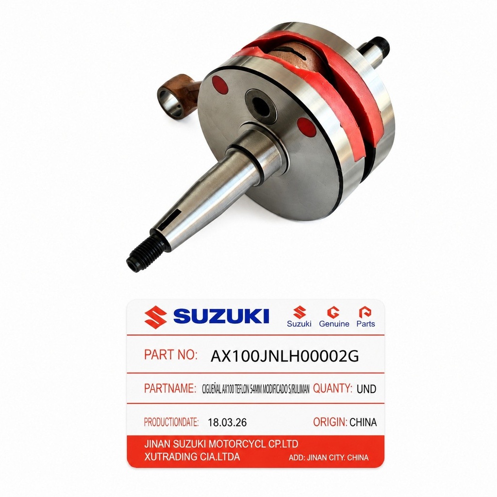 Cigueñal Suzuki Ax100 Teflon 54mm Modificado JNLH00002G