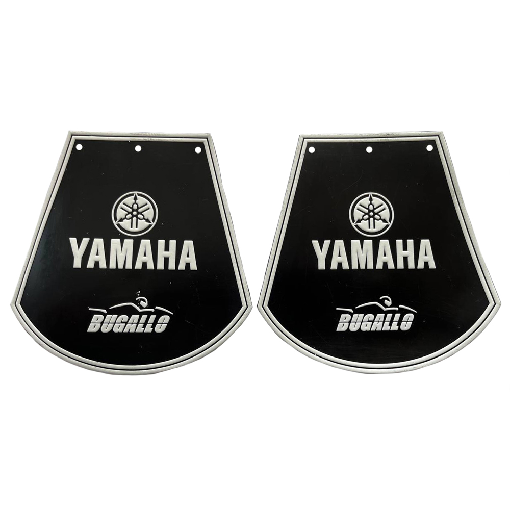Caucho Guardafango Cubre Lodo Logo Yamaha Dte Calimatic Trail Rx100 Rx115 Rx125 Rx135