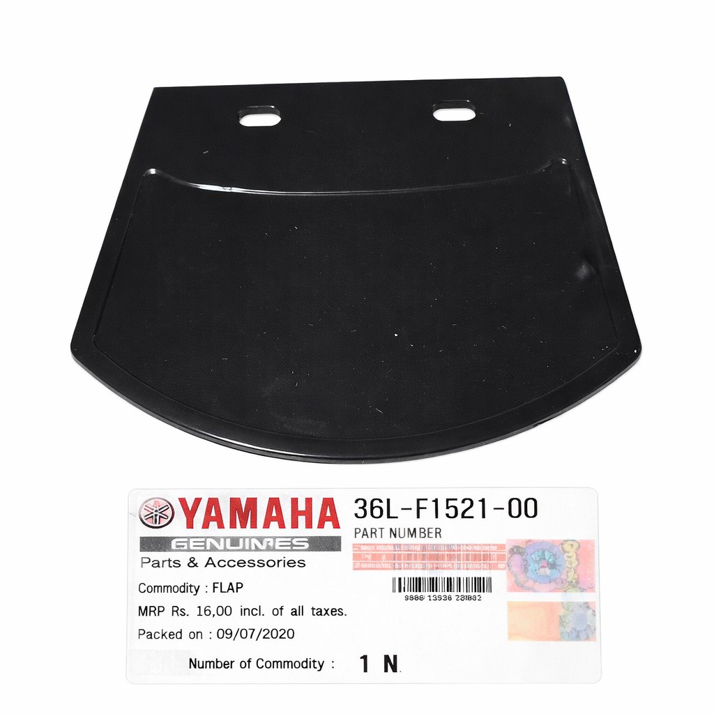 Caucho Terminal Guardafango Cubre Lodo Logo Yamaha Dte Calimatic Trail Rx100 Rx115 Rx125 Rx135 Original 36L-F1521-00