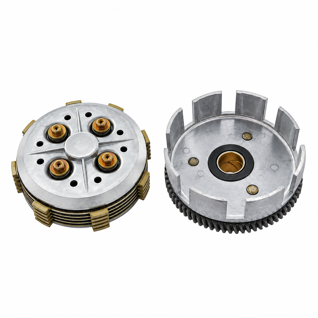 Campana Completo Disco Embrague Separadores Prensa Plato Interno Externo Yamaha Rx100 Cruxx110