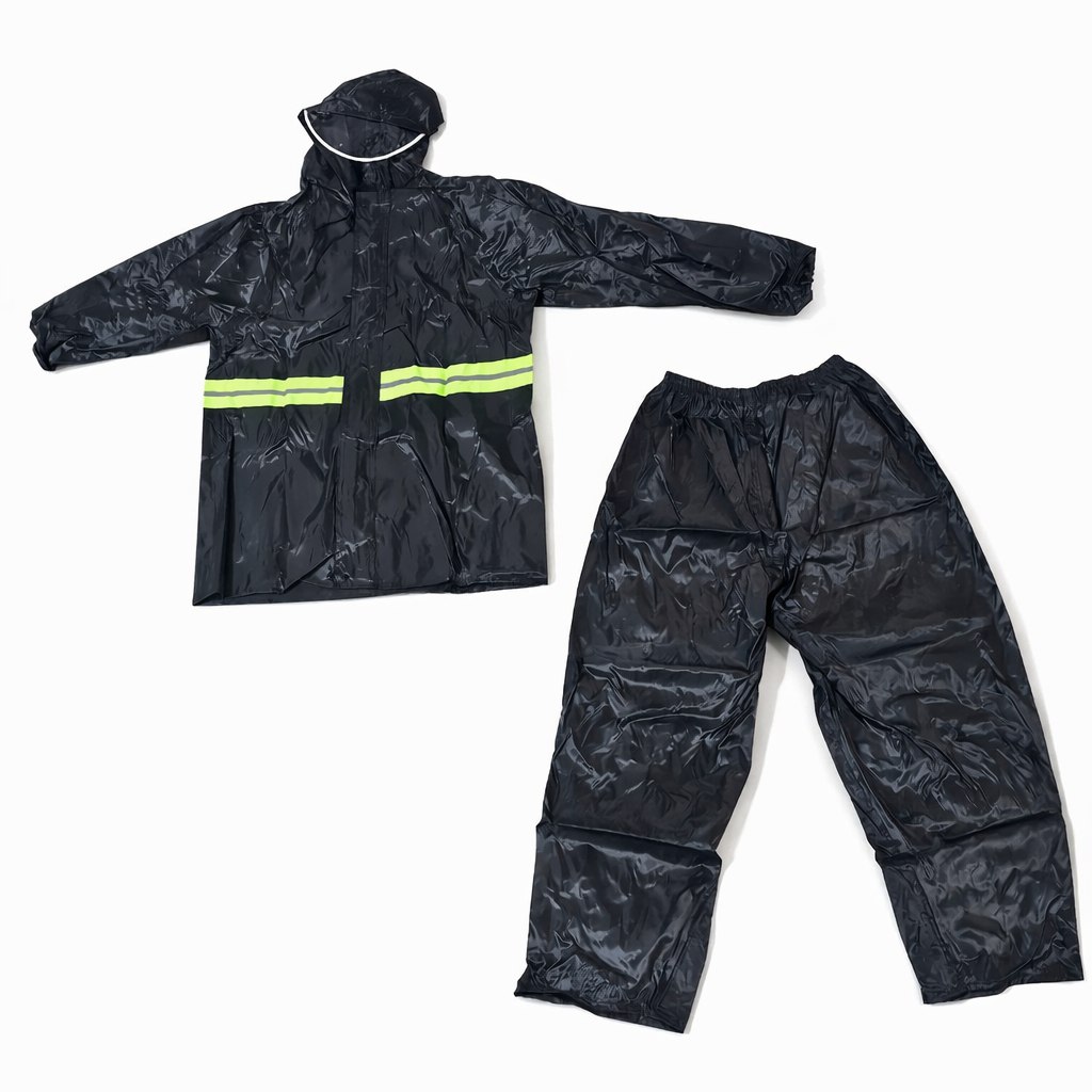 Impermeable Pantalon Y Chompa Con Reflectivo