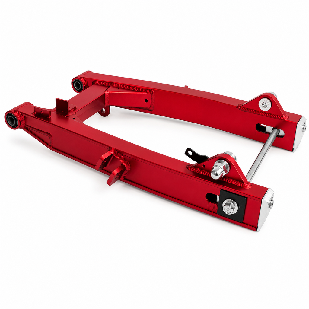 Tijera Suzuki Ax100 Aluminio Rojo Racing
