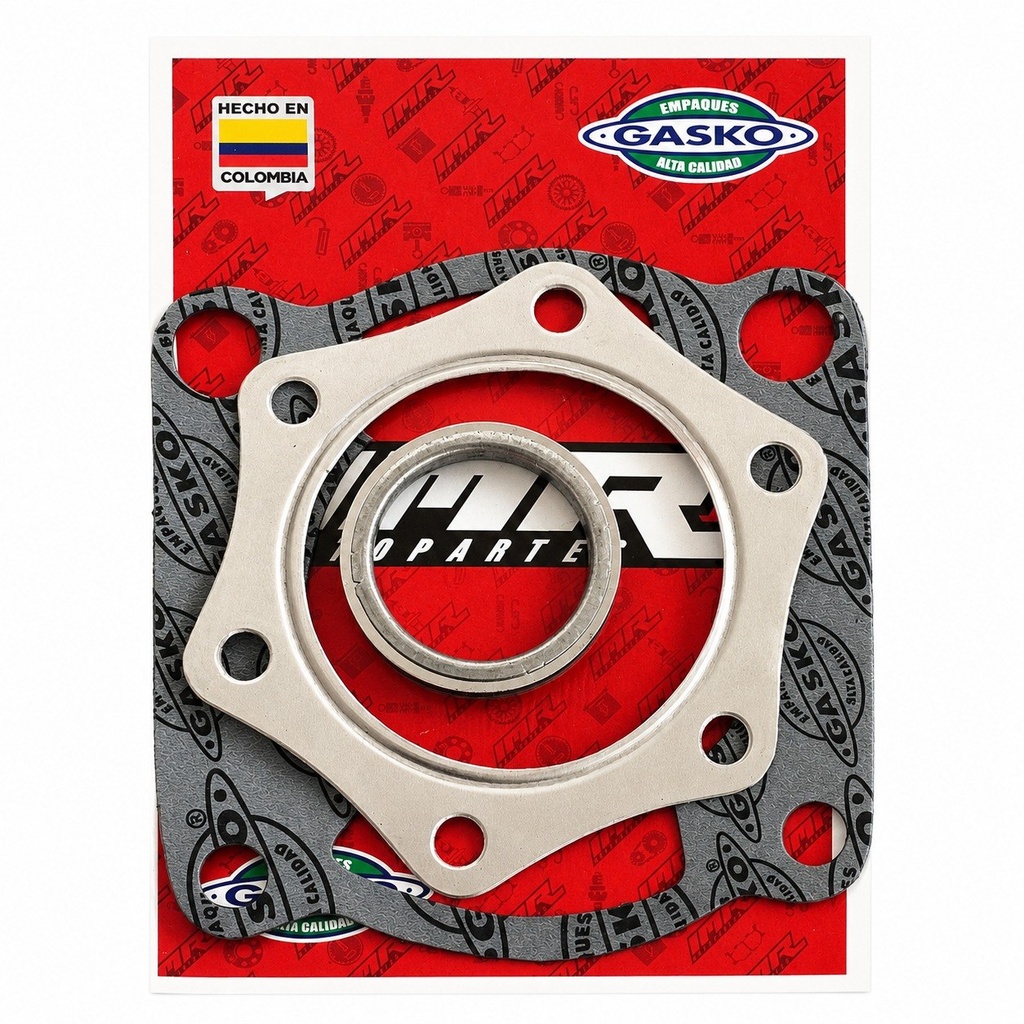 Empaque Medio Cilindro Cabezote Fuego Yamaha Dtk175 Lamina Gasko