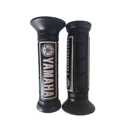 Manillar Grips Puños De Lujo Moto Negro Logo Yamaha Dtk Dte Calimatic Trail Rx100 Rx115 Rx125 Rx135 Rs100 Xtz Yb125 Bugallo