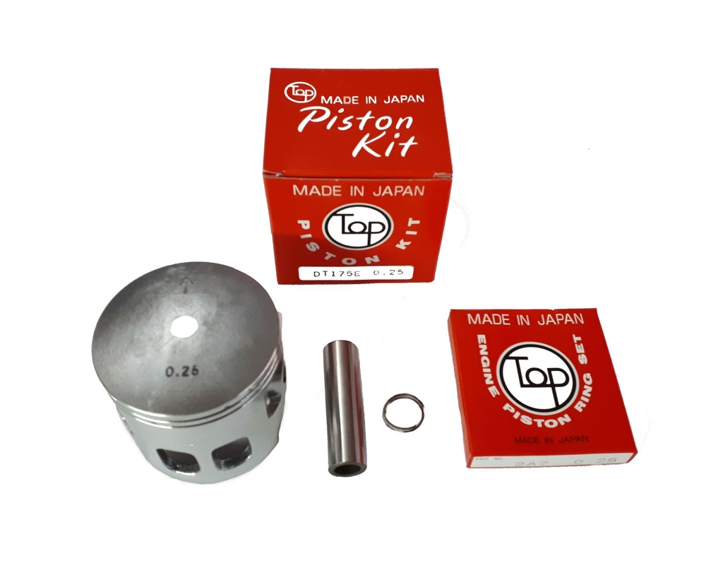Piston Kit Yamaha Calimatic Dte175 Trail + 0.25 Japon