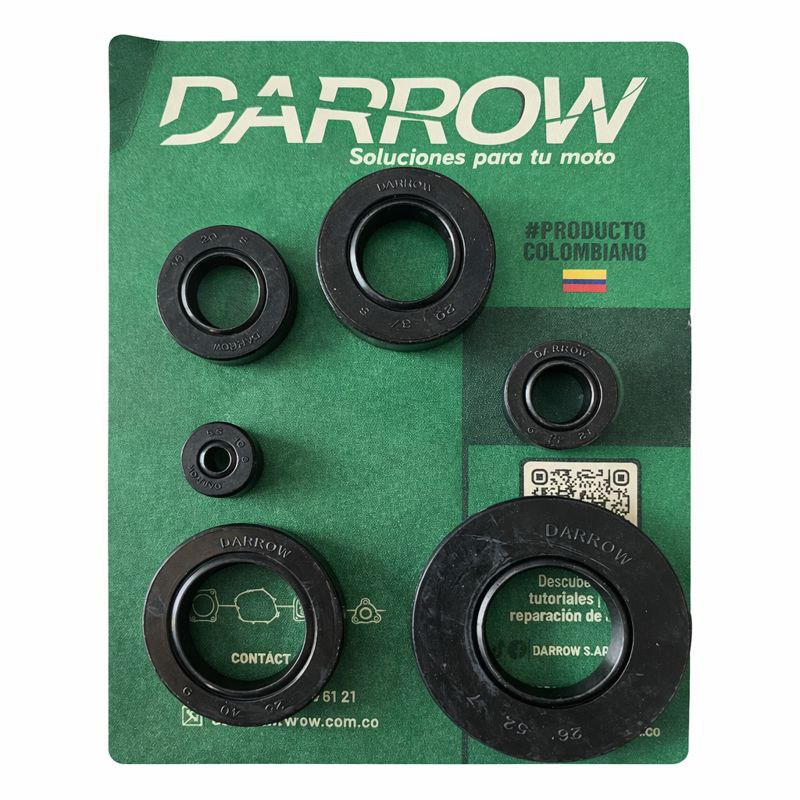 Retenedores Suzuki Ax100 Ax115 6Pcs Kit Completo col