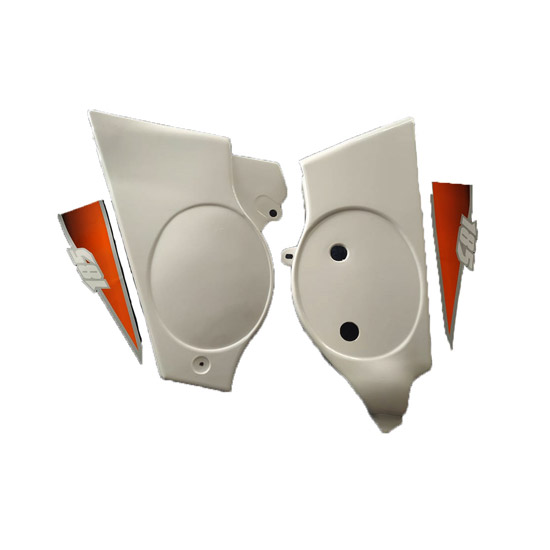 Tapa Laterales Suzuki Ts185 Blanca Par