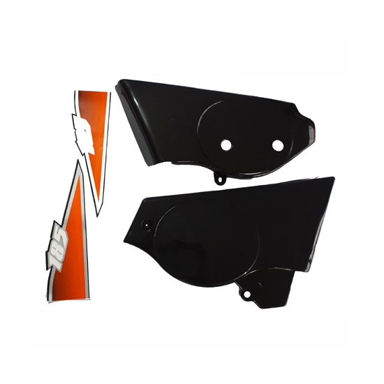 Tapa Laterales Suzuki Ts185 Negro Par