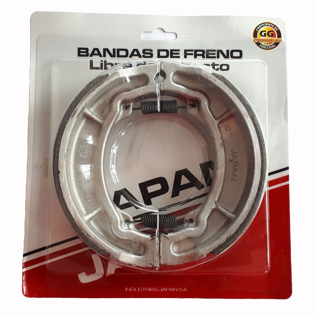 Zapatas Freno Yamaha Dtk175 Dte Calimatic Trail Rx100 Indu Rx125 Rx135 Xy150 Fx200 Xtz125 Yb125 Dt200 Qm200 Japan