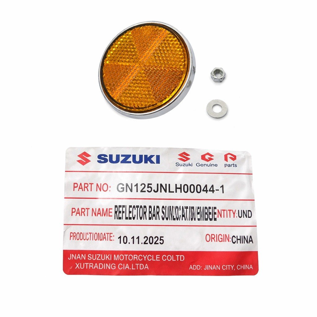 Reflectivo Seguridad Redondo 5Mm Amarillo Suzuki Gn125 AX1OO JNLH00044-1