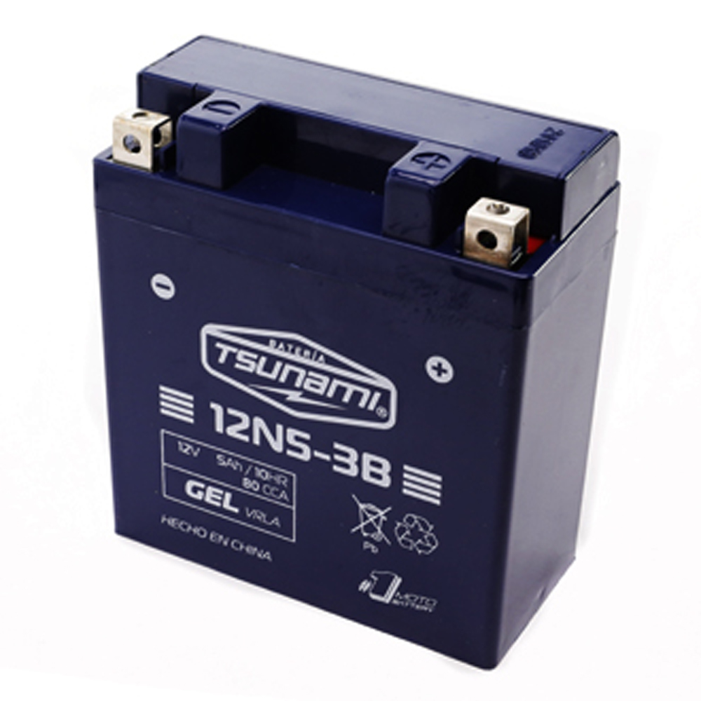 Bateria De Gel 12N5-3B 12V 5Ah Gel Pulsar 135Ls Xy125 Yamaha Crypton 110 Xtz125 Suzuki Gixxer Gsx125 Gsx150