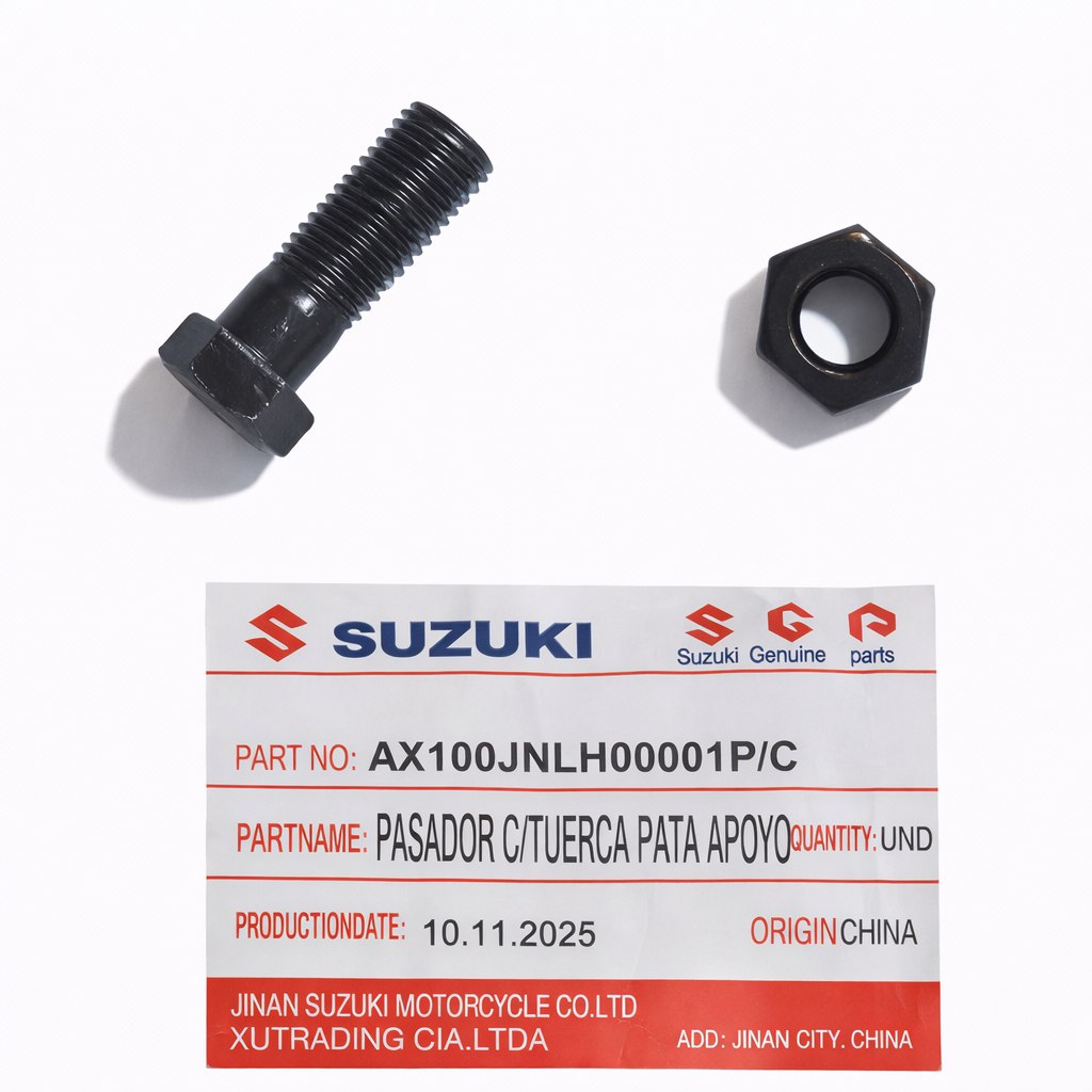 Pasador Con Tuerca Pata Apoyo Ax100 JNLH00001P/C