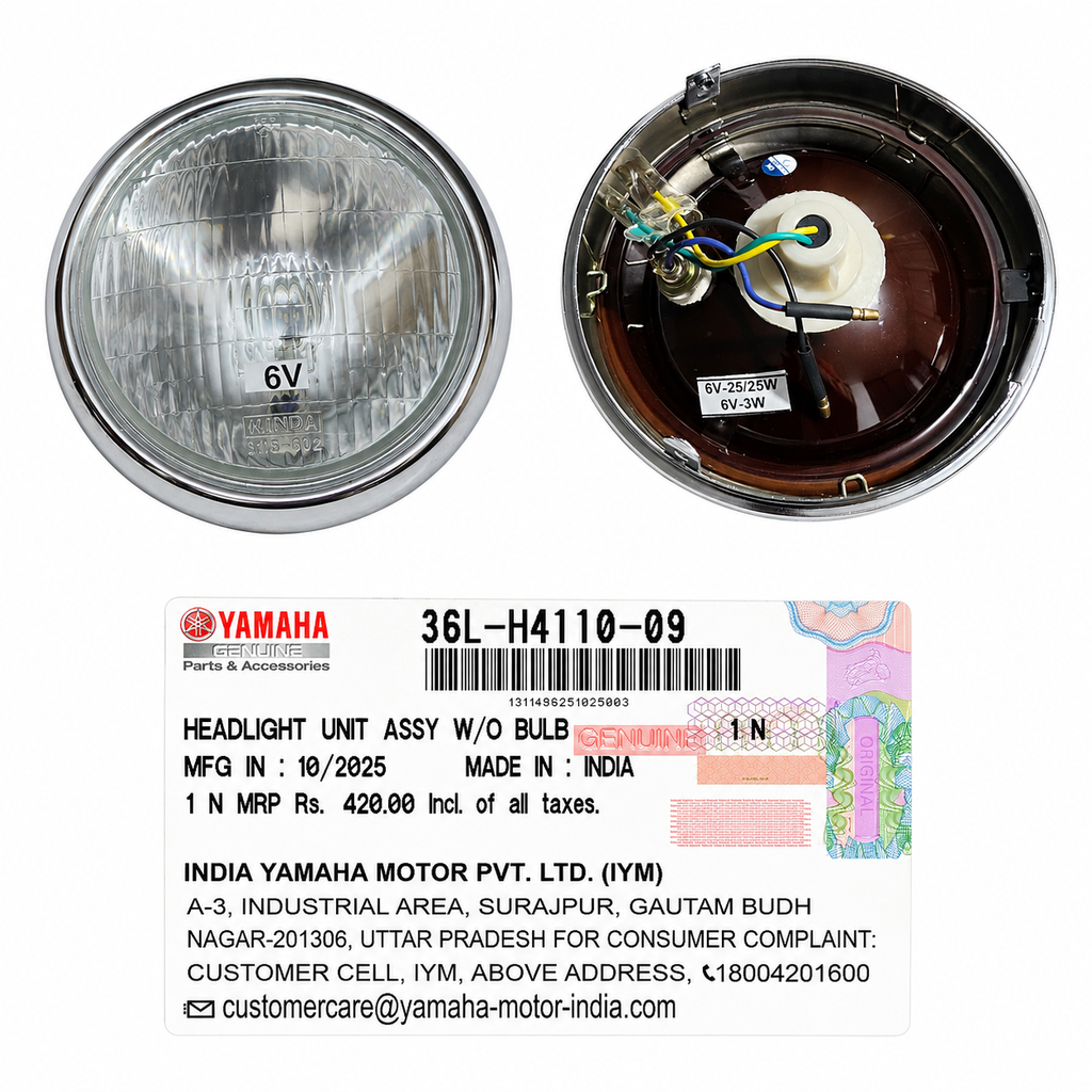 Faro Delantero Yamaha Rx100 36L-H4110-09