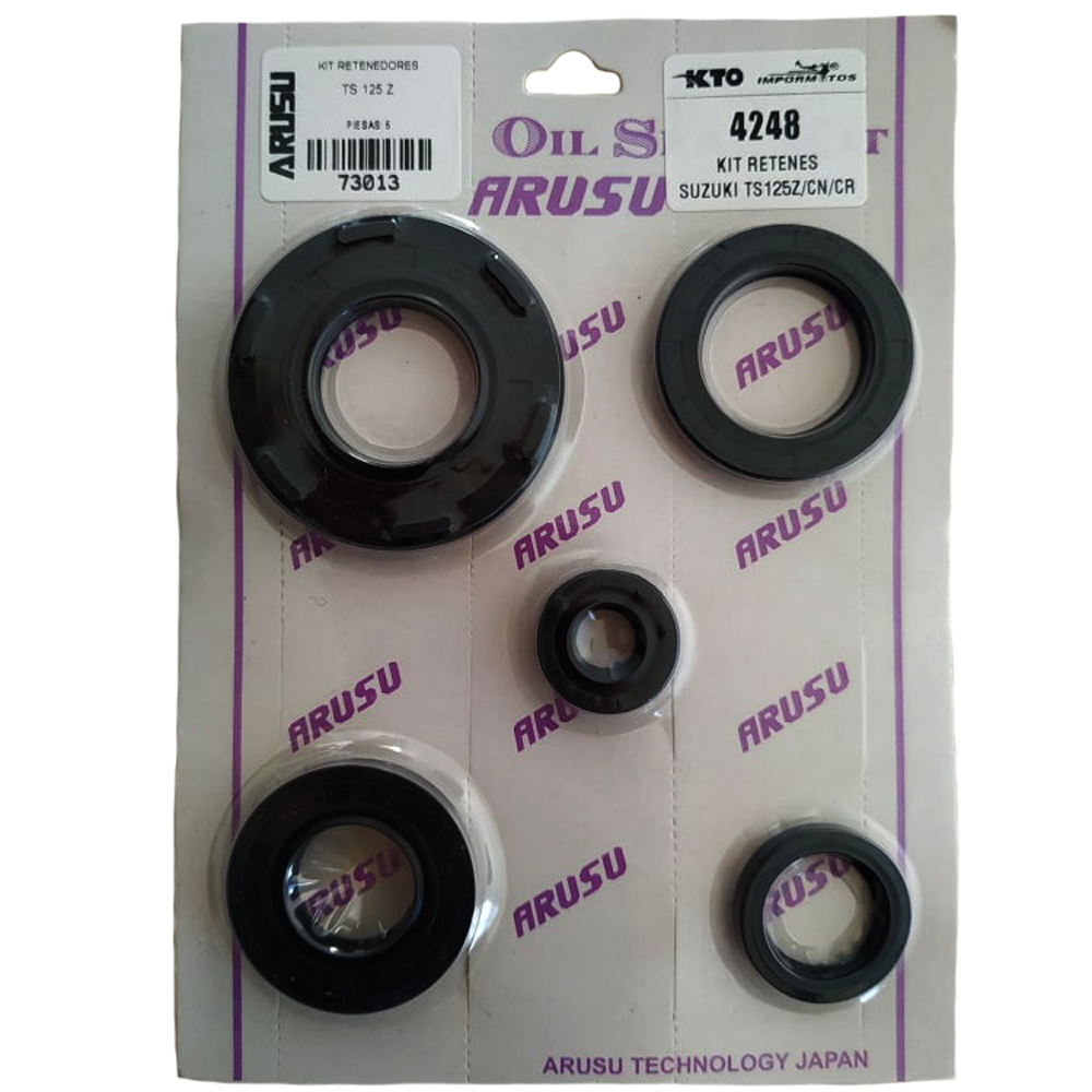 Retenedores Suzuki Ts125 Kit Completo Arusu