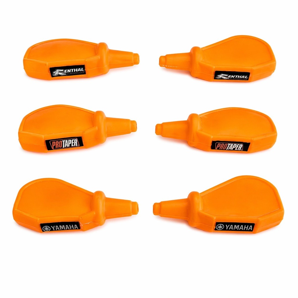 Guardapolvo Manigueta Par Freno Tambor De Lujo Naranja Suzuki Ax100 Ts125 Ts185 Yamaha Dte Calimatic Trail Rx100 Rx115 Rx135 Dtk Xtz Honda Xr250 Tornado
