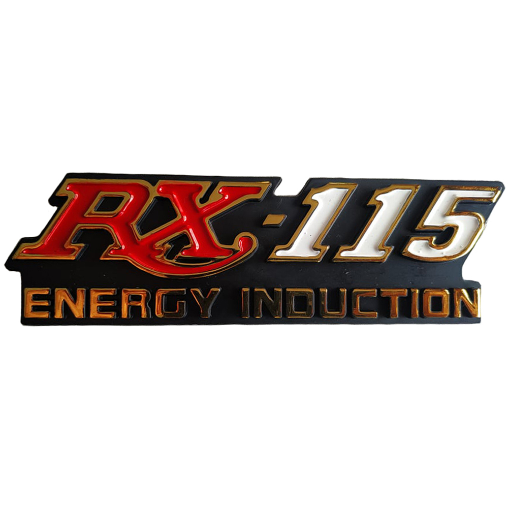 Emblema Tapas Laterales Yamaha Rx115 Modelo Viejo Rojo