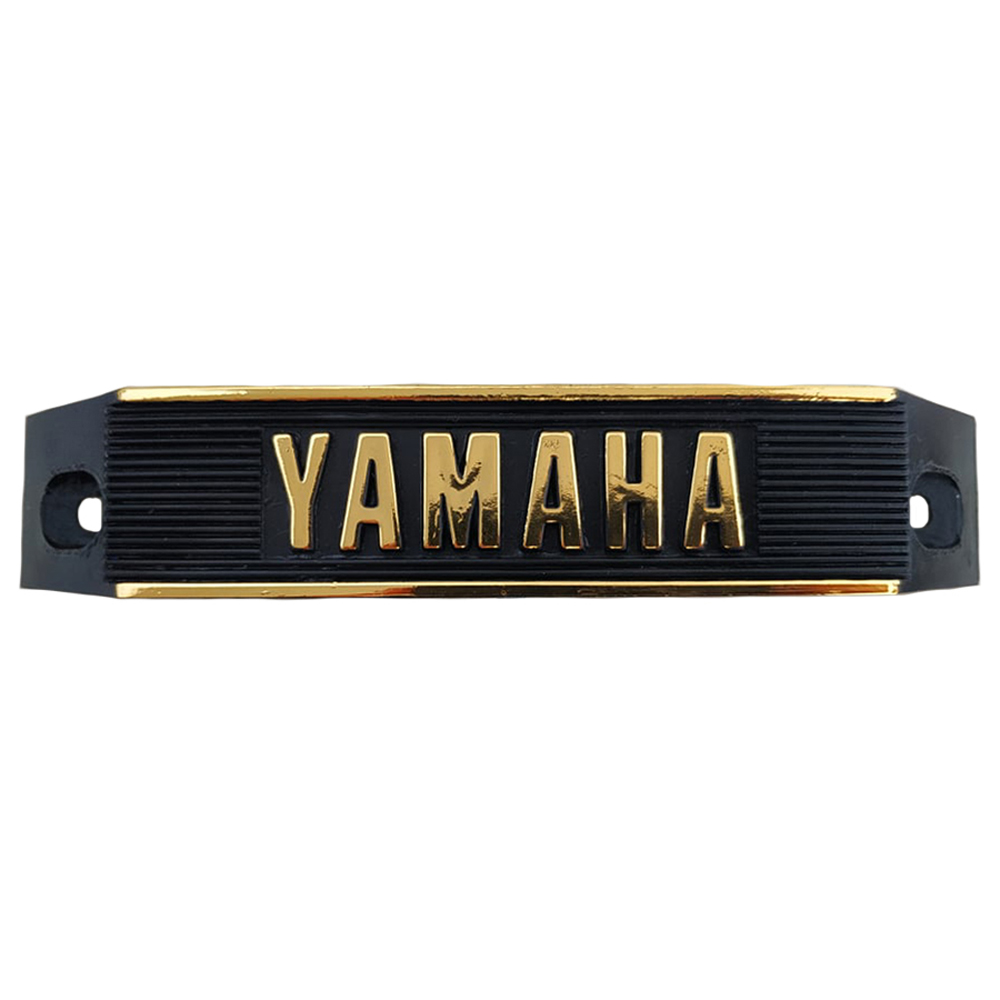 Emblema Frontal Tipo Original Dorado Yamaha Rx100 Rx115 Rx125 Rx135