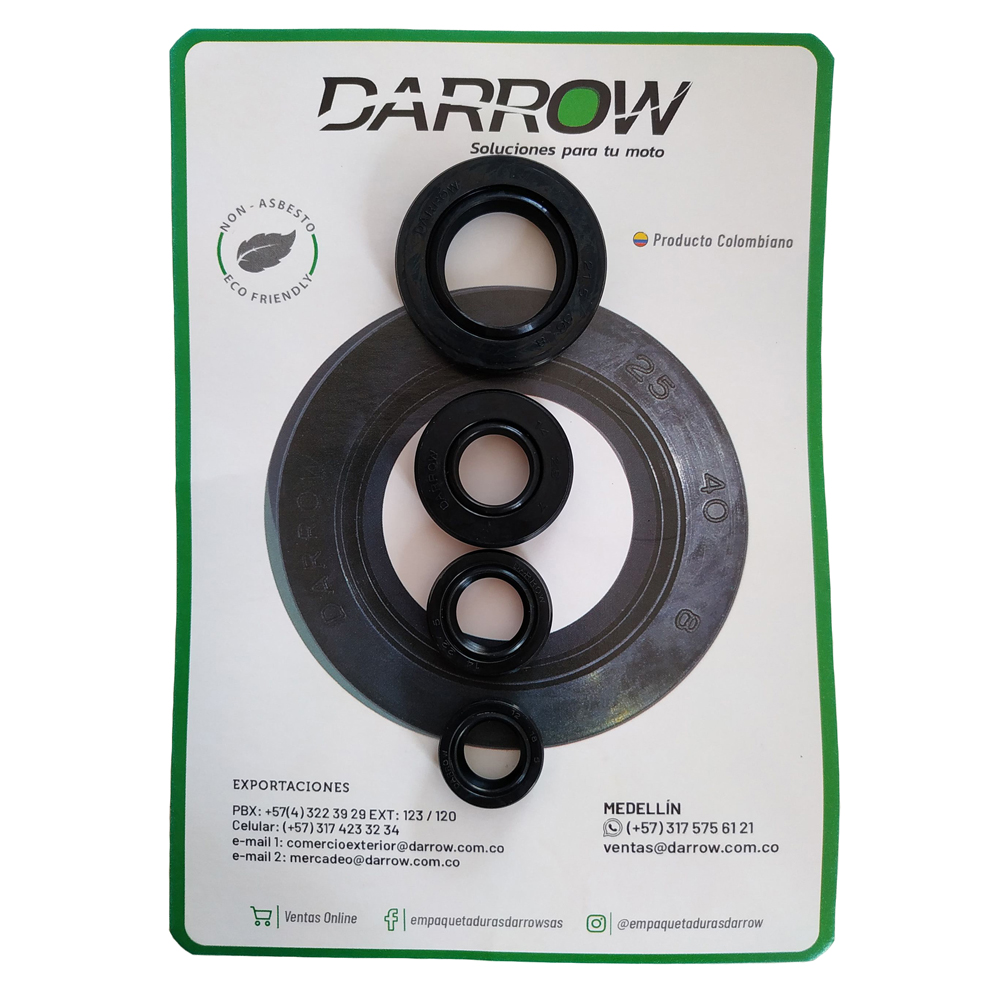 Retenedores Honda Xr250 Tornado Kit Completo