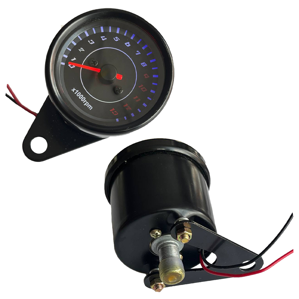 Tacometro Redondo Negro Cuenta Revoluciones Kto
