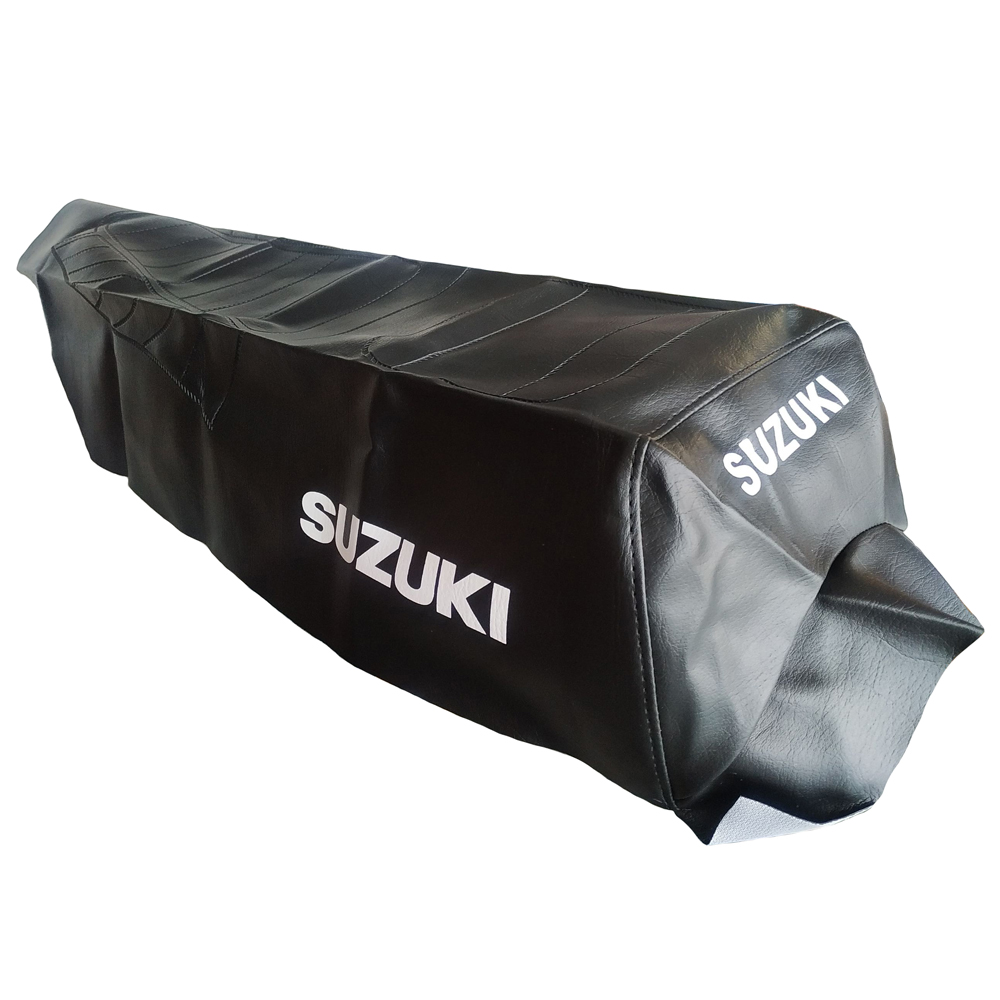 Forro Montura Suzuki Ts185 Estampado Suzuki Negro