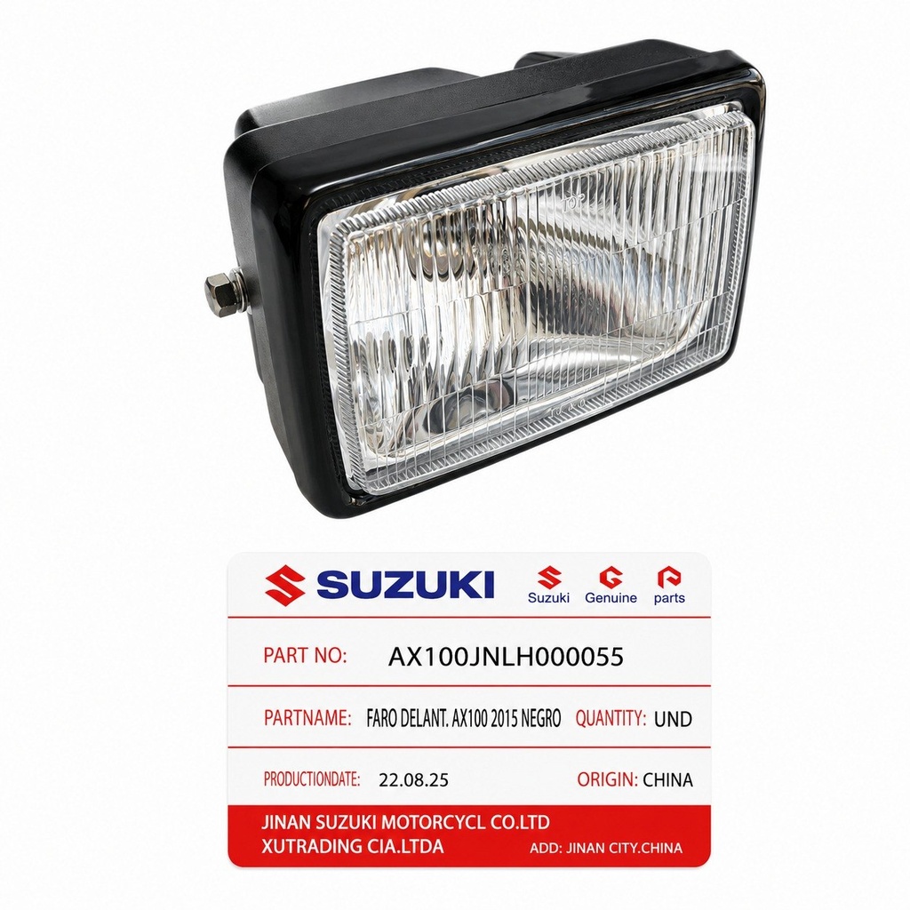 Faro Delantero Suzuki Ax100 2015 Ax100 JNLH00055 Marco Negro
