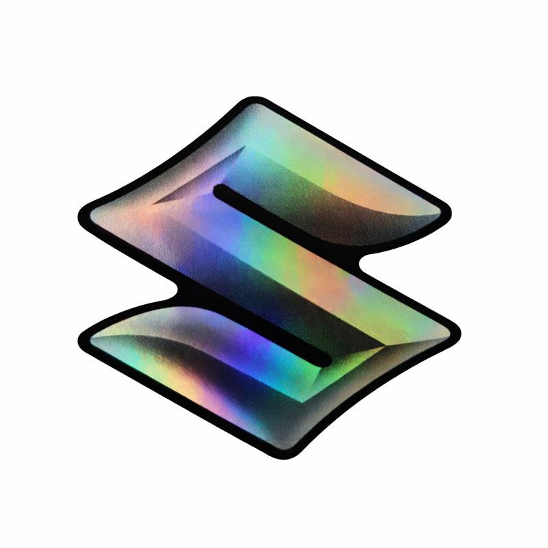 Calcomania Sello Resina Logo S Suzuki Ts125 Ts185 Ax100 Dr200 Resina Cromado