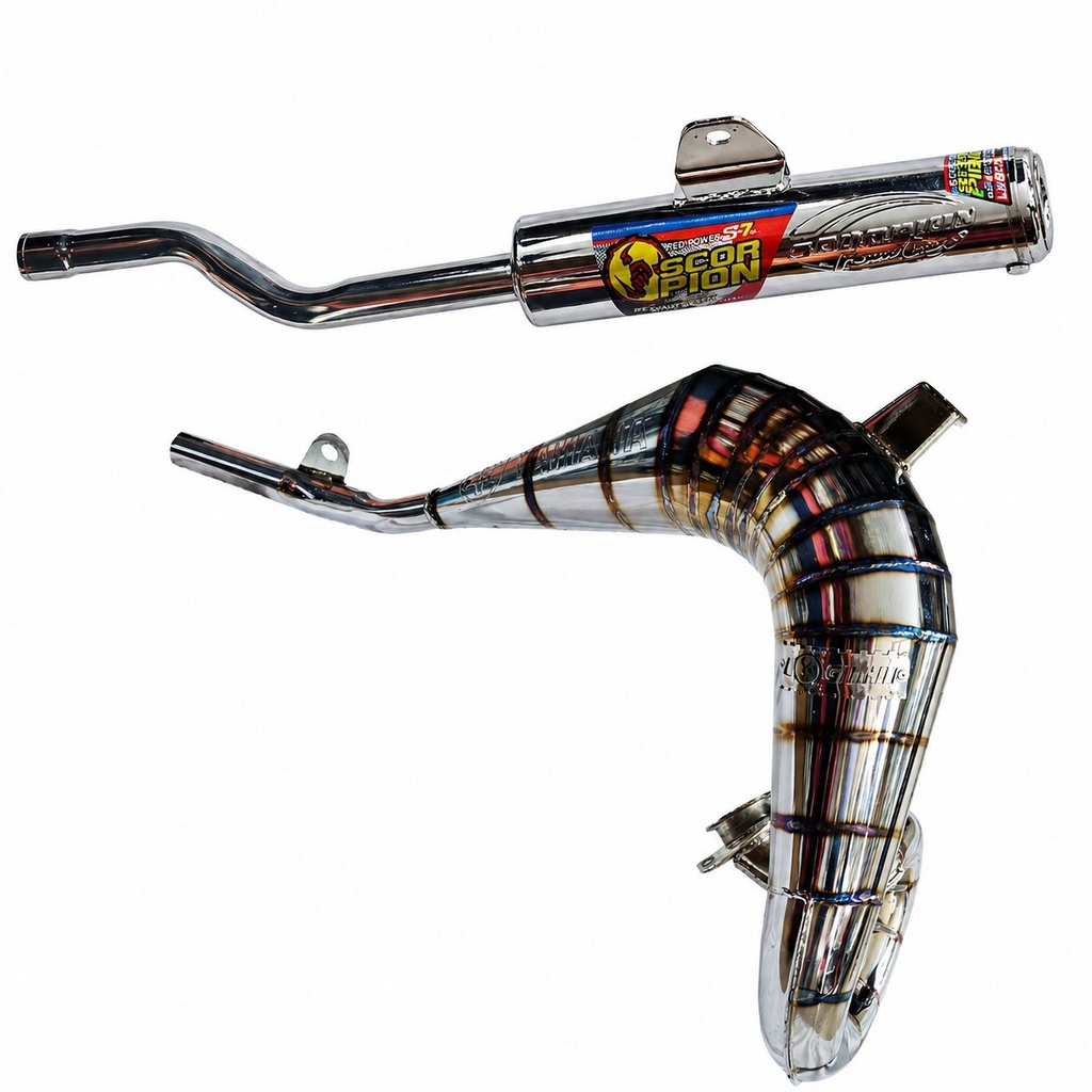 Escape Pipeta Completo M/Nuevo Yamaha Dtk125 Dtk175