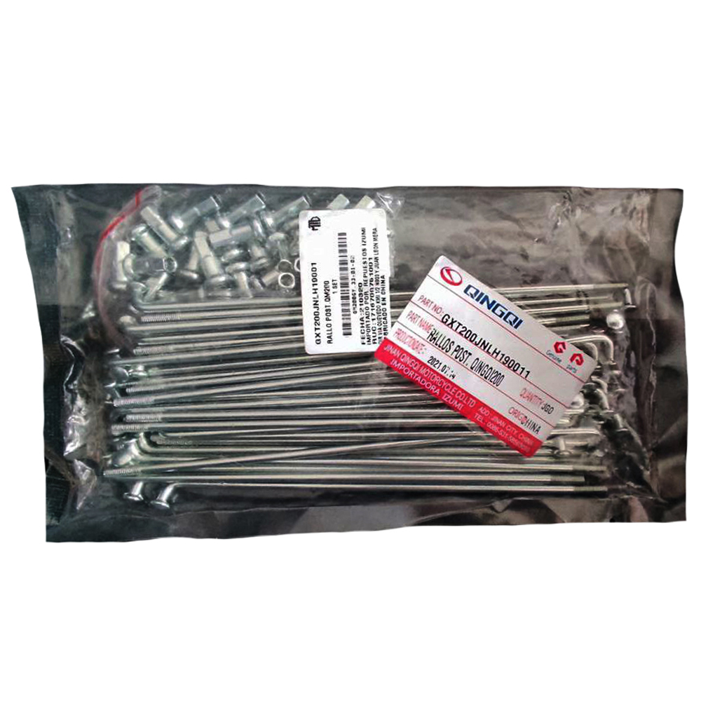 Conjunto De Rayos / Radios Suzuki Original Gxt200 Jnlh190011 Rueda Posterior Ts185 Ts125Er Dr200 Qingqi200 172Mm 162Mm