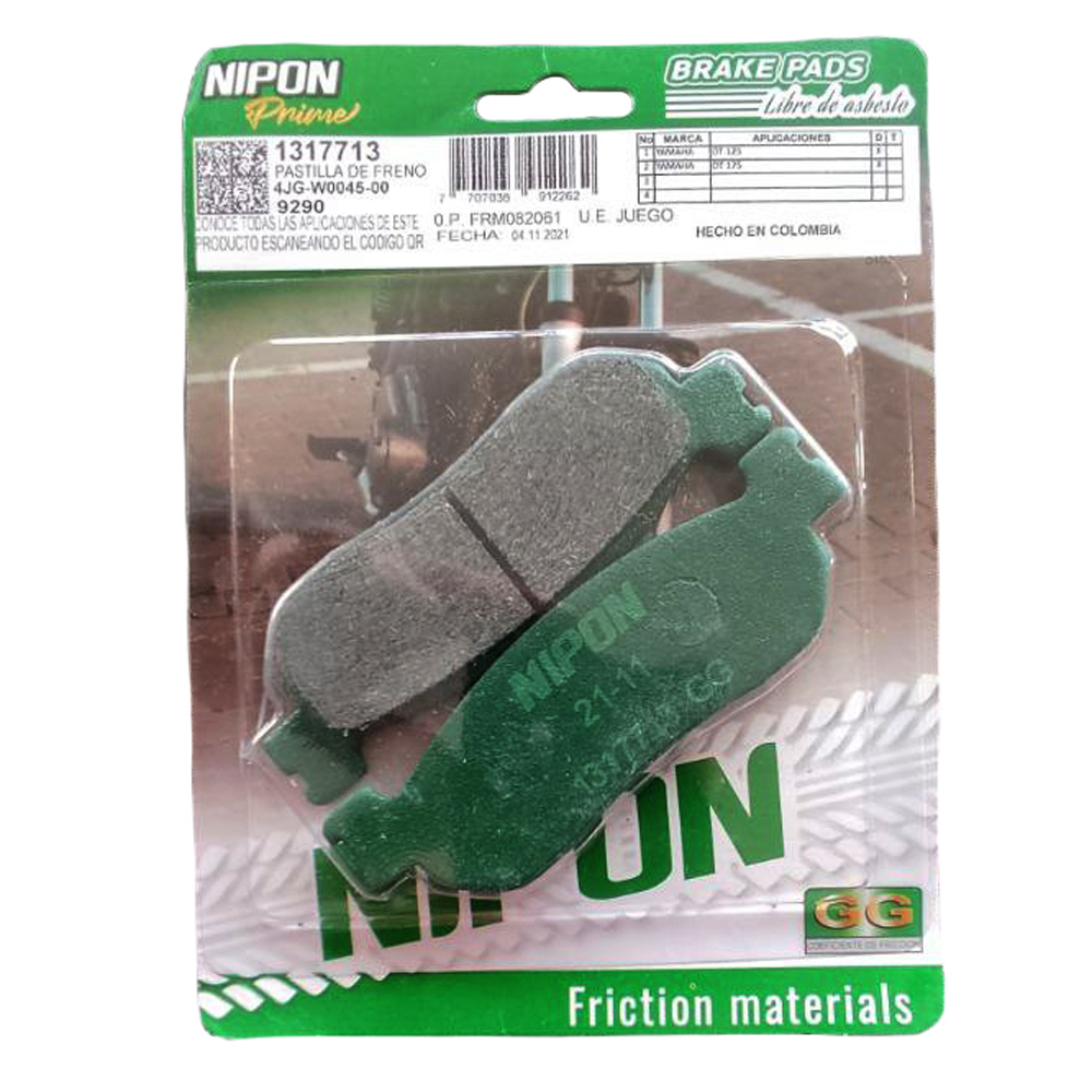 Pastilla Yamaha Dtk175 Dt125 Nipon