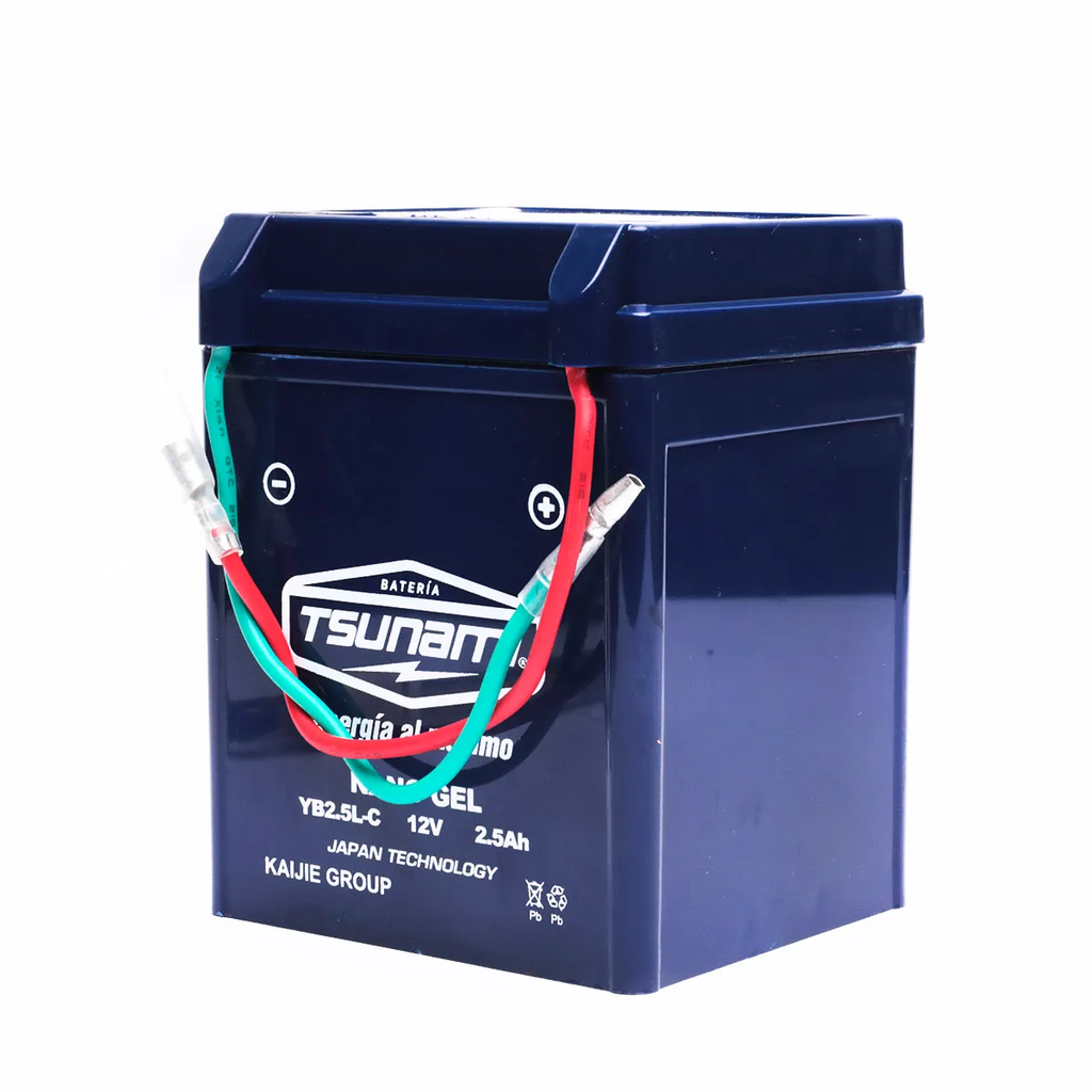 Bateria Gel Yb2,5L-C 12V Suzuki Ax100 Ax115 Ax4 Yamaha Rx100 Rx115 Rx125 Rx135 Krl125