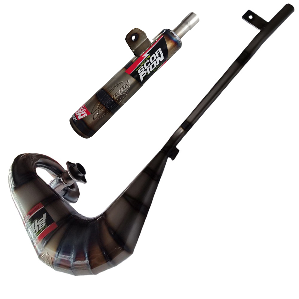 Escape Silenciador Suzuki Ts185 Quemado Escorpion