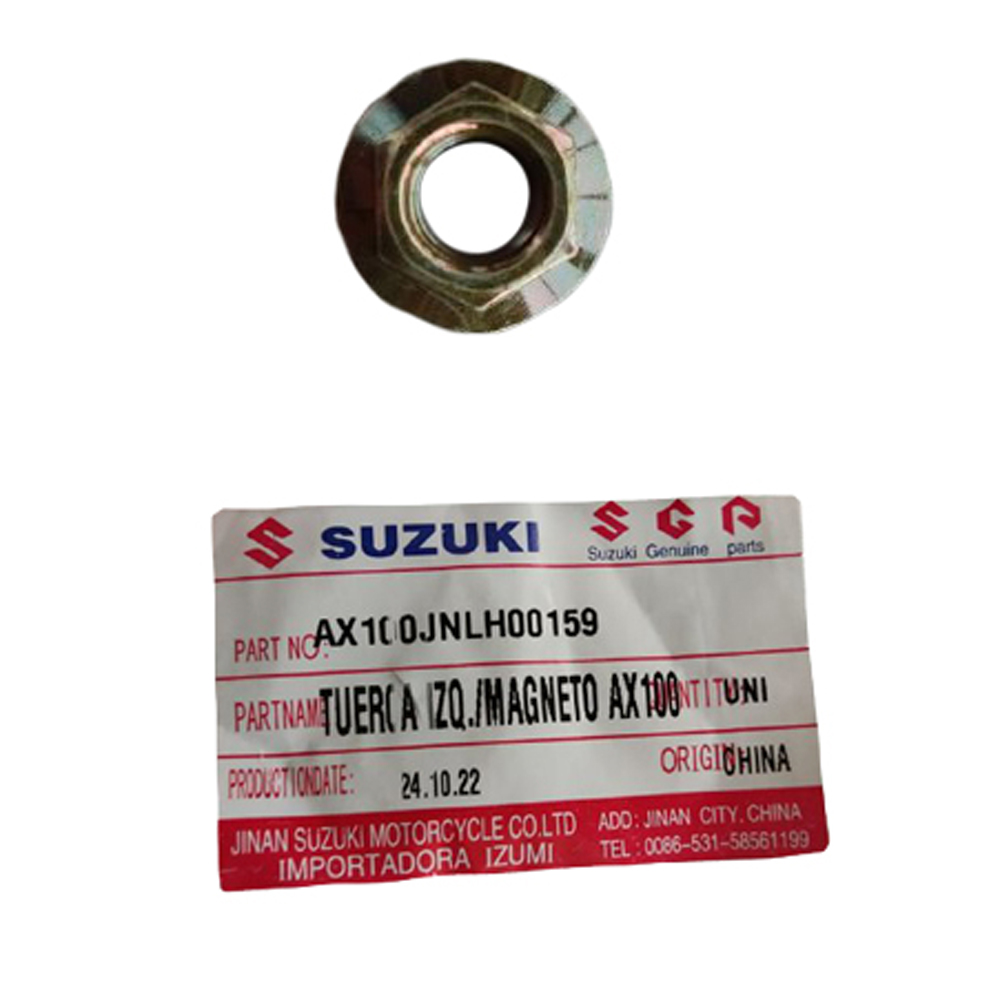 Tuerca Izquierda Magneto Suzuki Ax100 Jnlh00159
