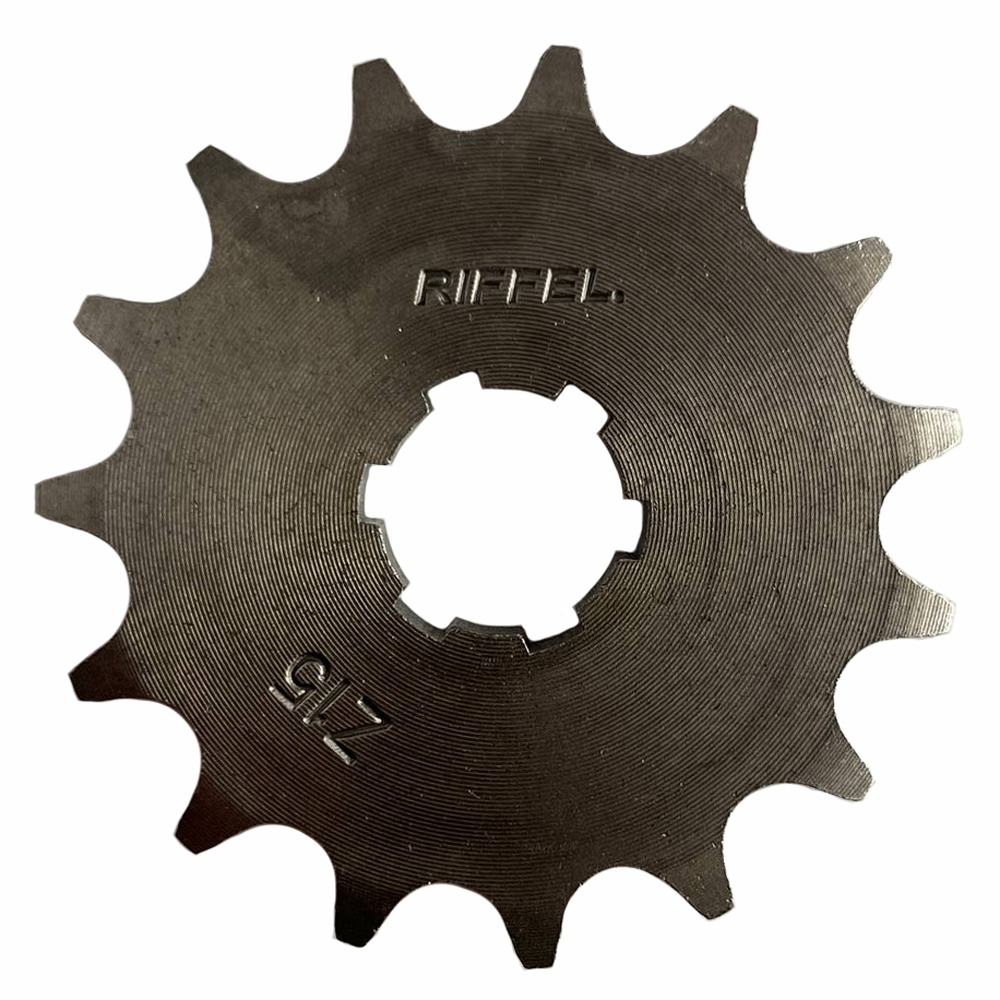 Piñon Motriz 428H 15D Yamaha Dtk125 Dtk175 Dte Climatic Trail Rx100 Rx115 Rx125 Rx135 Crypton Suzuki Ax100 Ts125 Riffel