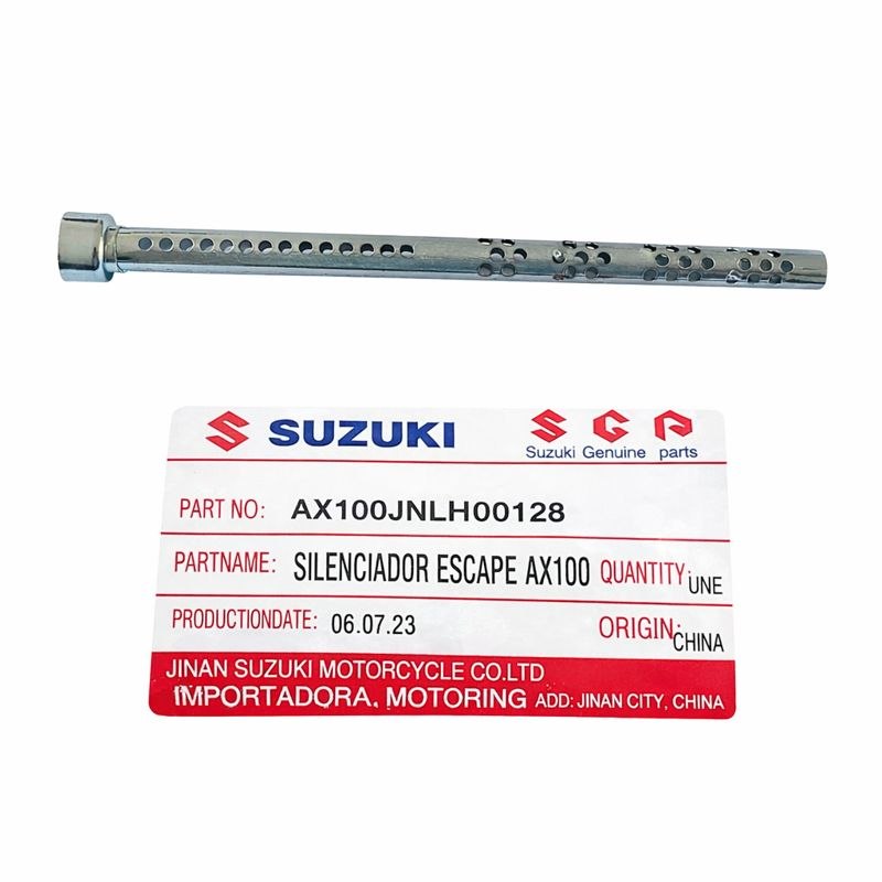 Silenciador Tabaco Mofle Suzuki Ax100 Jnlh00128 Genuino