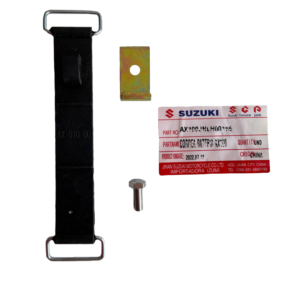 Correa Sujeta Bateria Suzuki Ax100 Jnlh00156