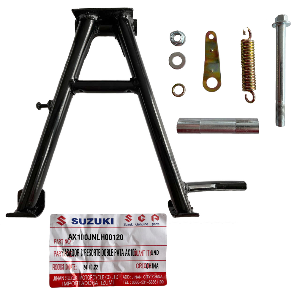 Gato Central Apoyo Doble Pata Con Pasador Y Resorte Suzuki Ax100 Jnlh00119