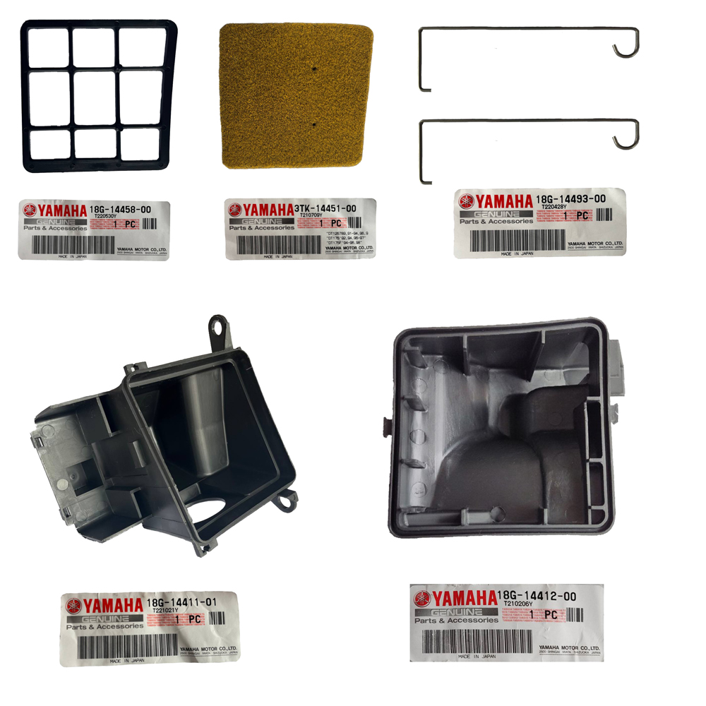 Caja Filtro De Aire Depurador Completo Yamaha Dtk 3Tk-14451-00 18G-14458-00 18G-14412-00 18G-14411-01 18G-14493-00