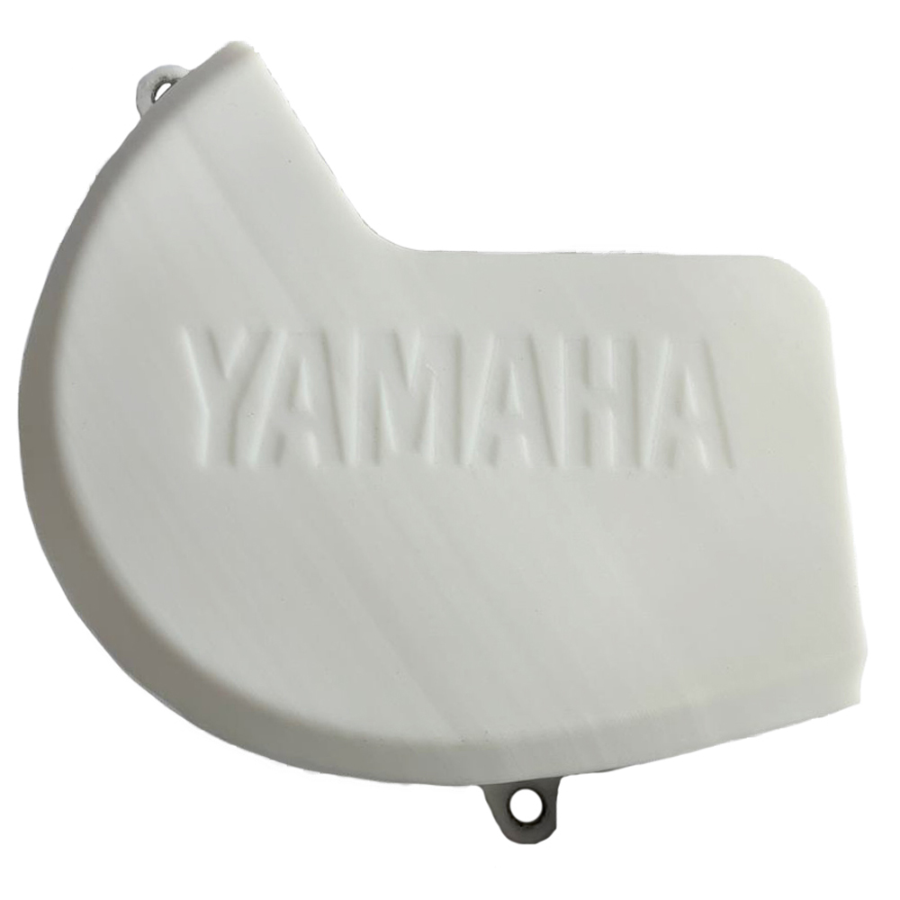 Protector Tapa Embrague Clutch Yamaha Dte Calimatic Blanco