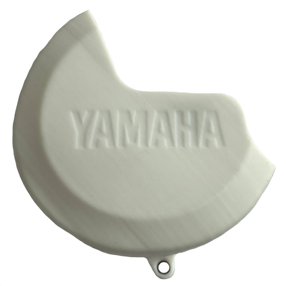 Protector Tapa Embrague Clutch Yamaha Dtk Blanco