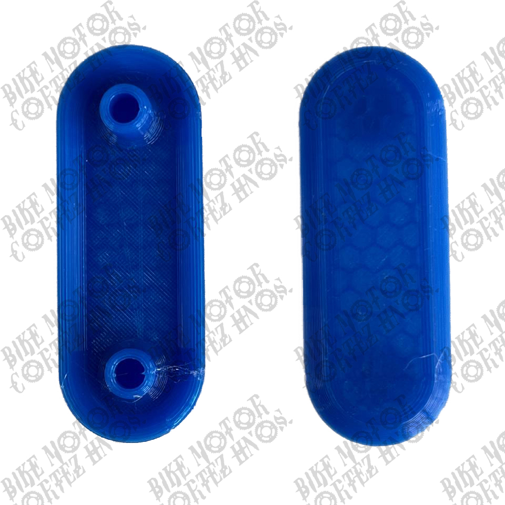 Protector Dados Perno Accutrax Par Yamaha Dtk Bws Rx100 Rx115 Xtz Azul