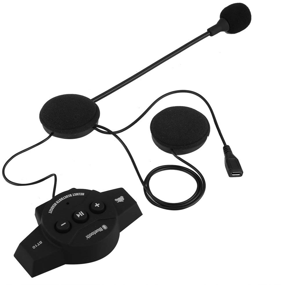 Audifono Bluetooth Para Casco Compatible Android Iphone