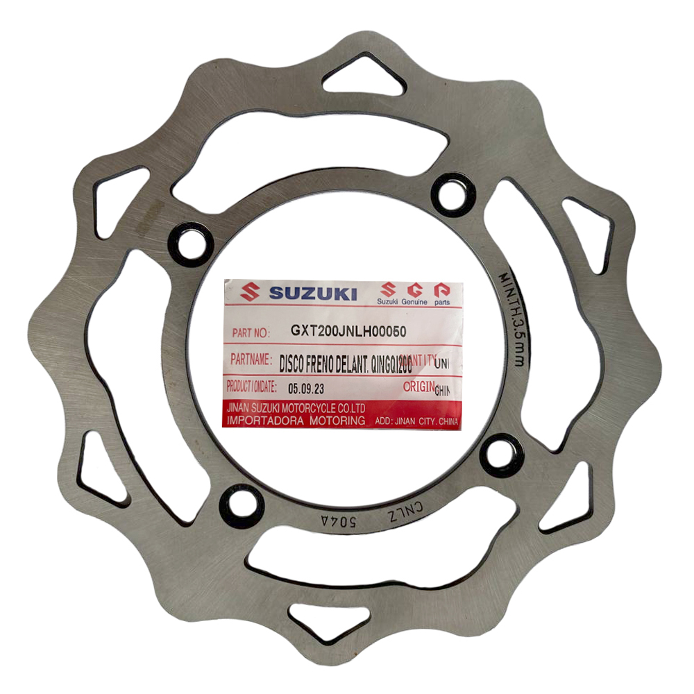 Disco Freno Delantero Qingqi200 Adaptable Suzuki Ts125 Gxt200Jnlh00050