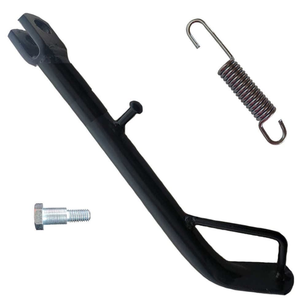 Pata Apoyo Yamaha Rx100 Rx115 Rx125 Rx135 Negro Perno Resorte Kto