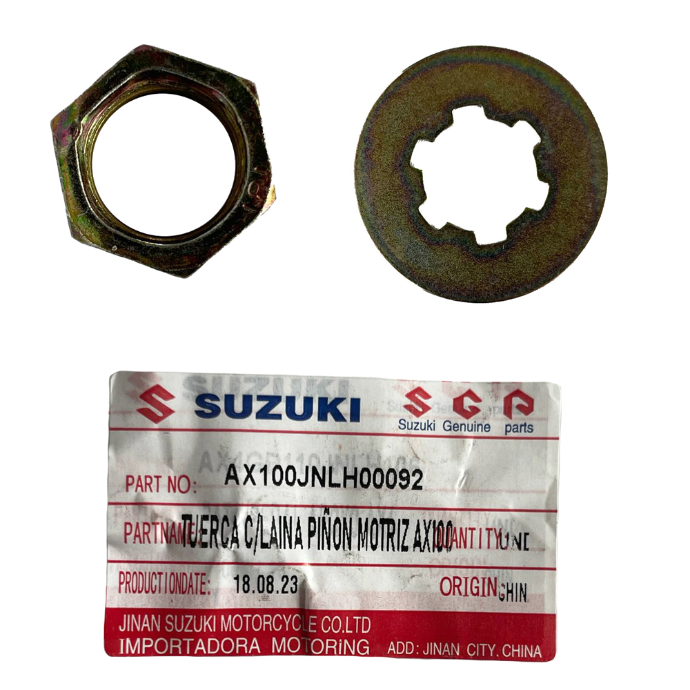Tuerca Laina Piñon Motriz Suzuki Ax100 Jnlh00092