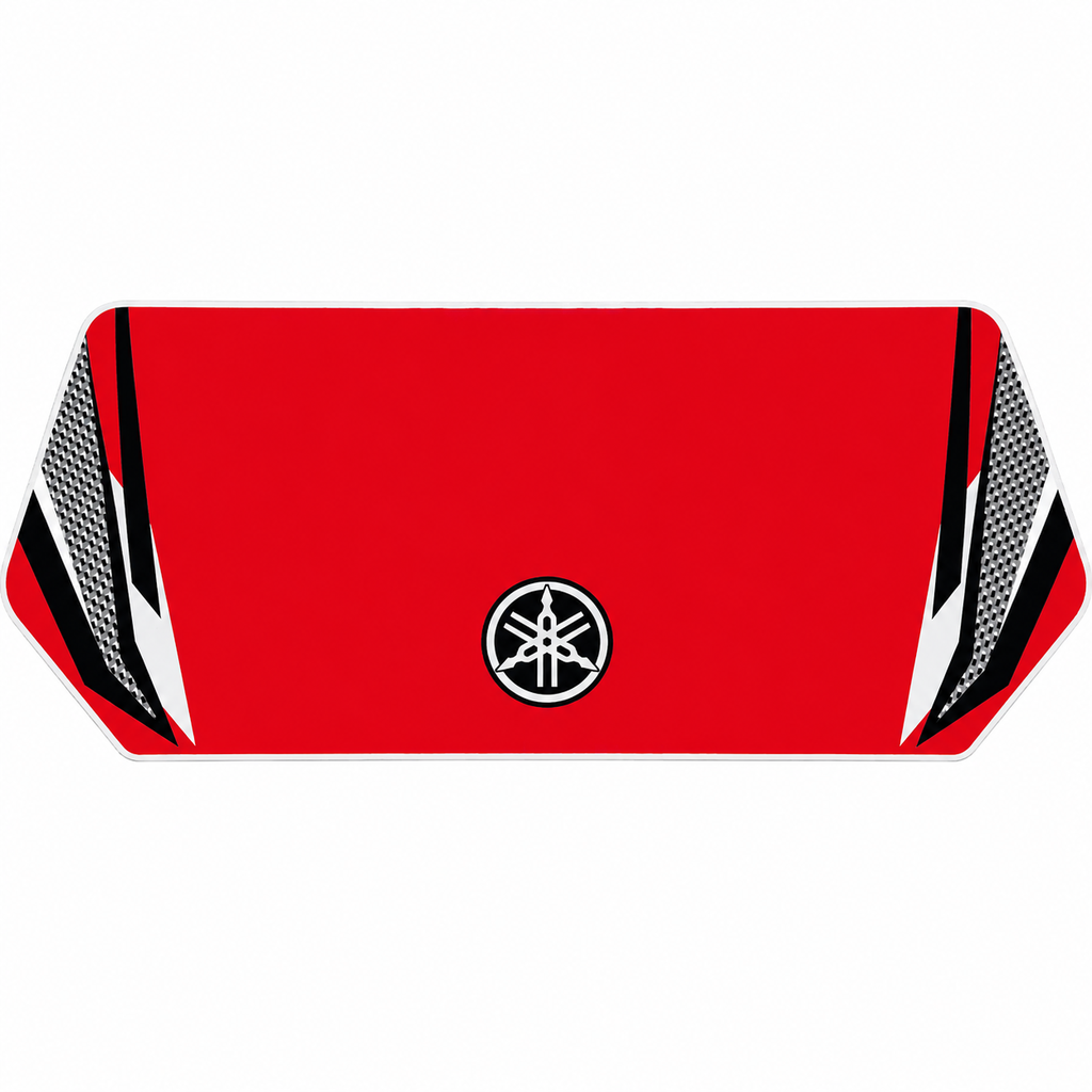 Calcomania Mascarilla Yamaha Dtk125 Dtk175 Rojo